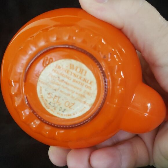 Lot of 2 Vintage Avon Teapot Tea Pot Decorative Floral Glass Decanters - Picture 6 of 11